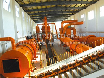 Compound fertilizer production line