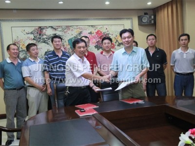 Africa customers visit Pengfei plant