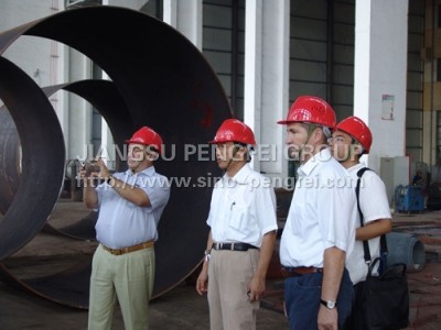 Russia customers visit Pengfei plant
