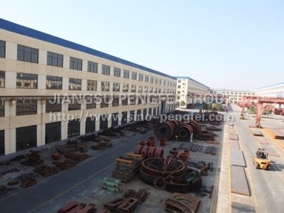 Kiln manufacture steel storage area