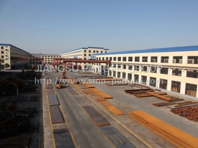 Kiln manufacture steel storage area